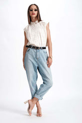 Extended Shoulder Checked Shirt